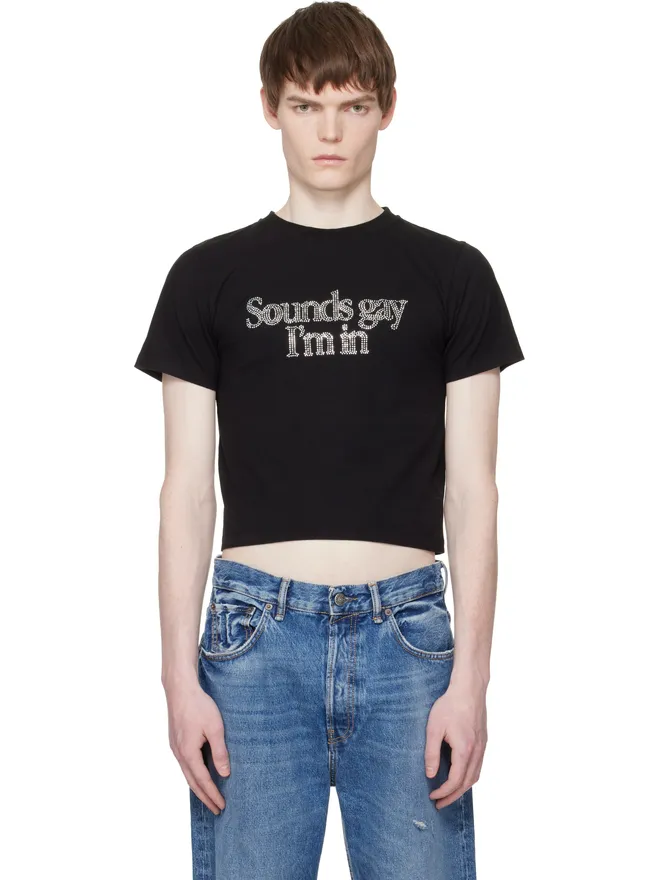 Carne Bollente Carne Bollente 'Sounds Gay, I'm In Baby!' Tシャツの商品画像
