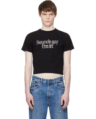Carne Bollente 'Sounds Gay, I'm In Baby!' Tシャツ - サムネイル1