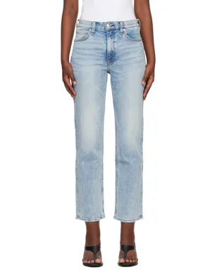 Rag & Bone Harlow アンクル ストレートジーンズ - サムネイル1