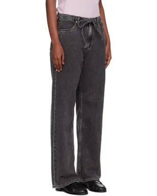 Rag & Bone Phoebe ワイドレッグ ドローストリング ジーンズ - サムネイル2