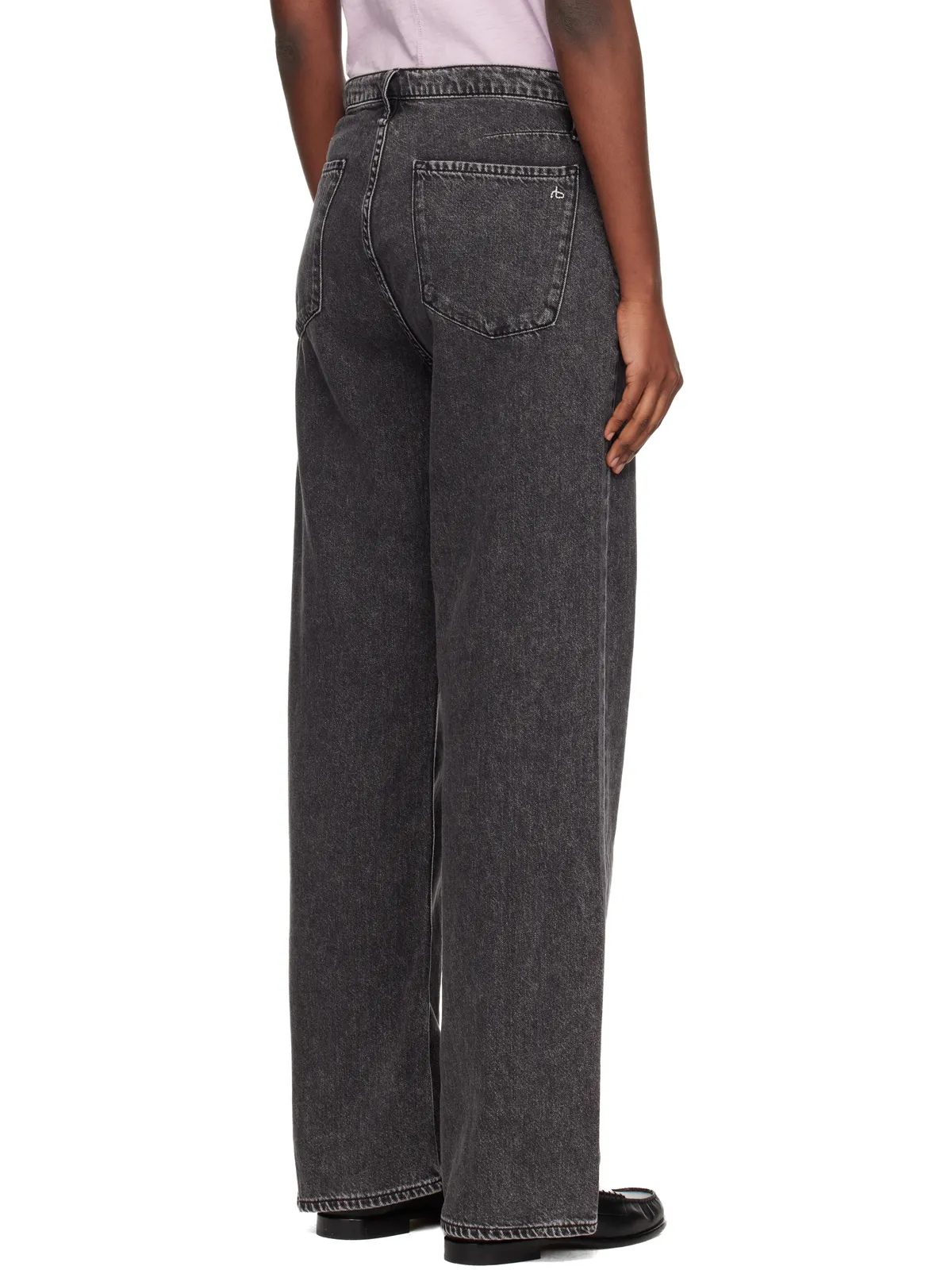 Rag & Bone Phoebe ワイドレッグ ドローストリング ジーンズ - 画像3