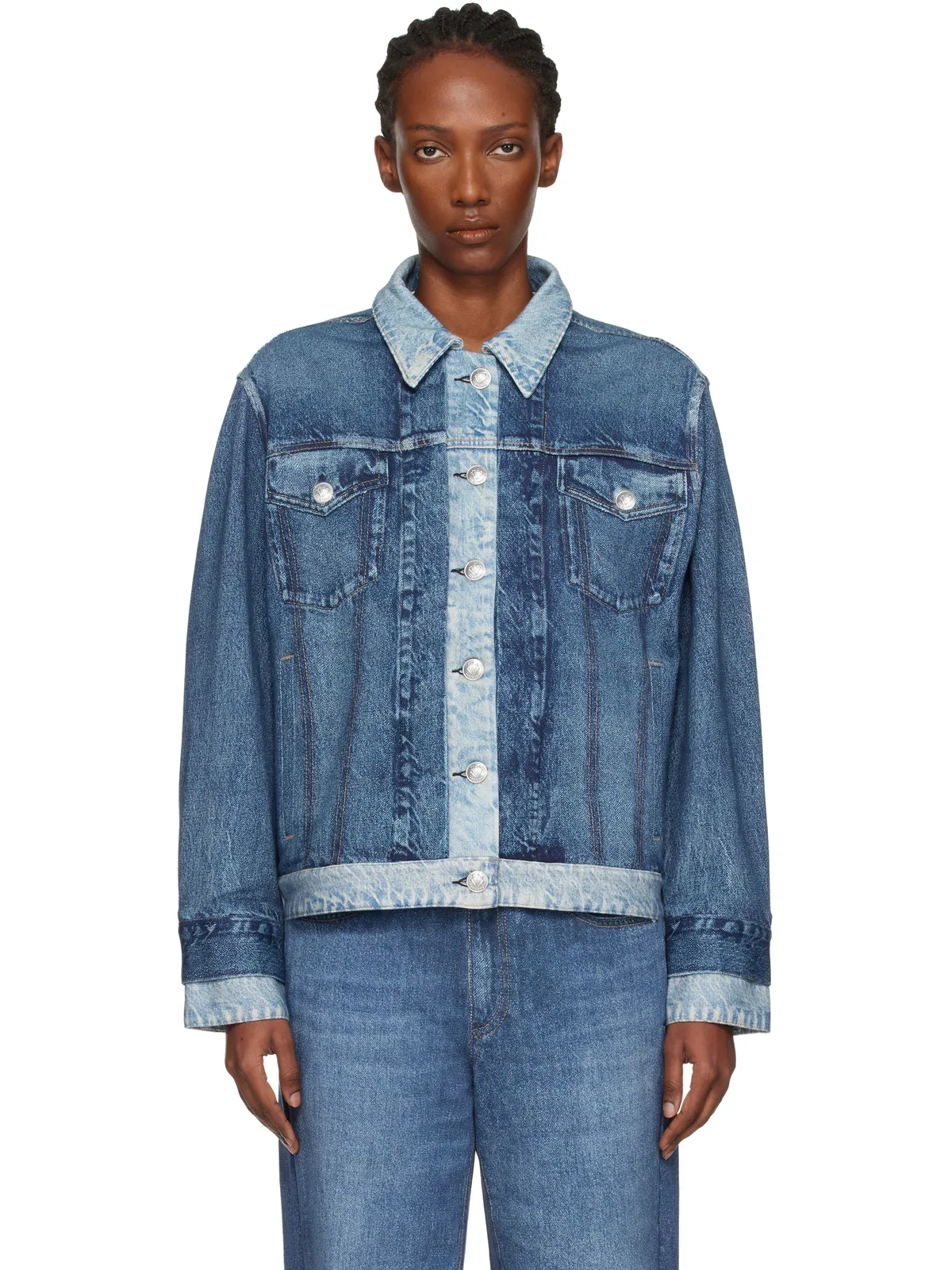 Rag & Bone rb Miramar Combo オーバーサイズ トラッカージャケット - 画像1