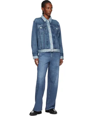 Rag & Bone rb Miramar Combo オーバーサイズ トラッカージャケット - サムネイル4
