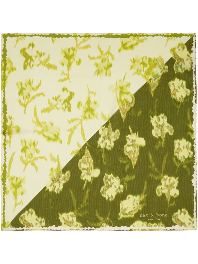 Rag & Bone Rag & Bone Kit Floral-Print シルク バンダナ スカーフの商品画像