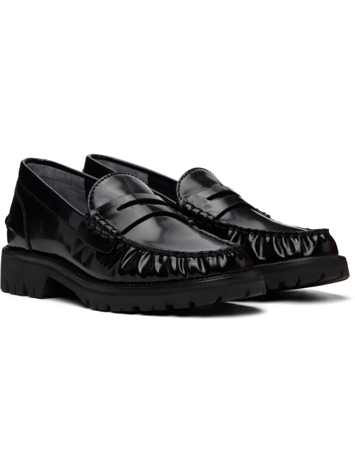 Rag & Bone Corey レザー ローファー - 画像4