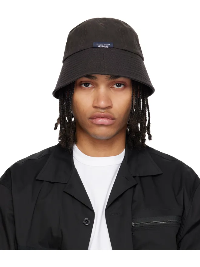 Comme des Garçons Homme Comme des Garçons Homme Garment Dyed オックスフォード バケットハットの商品画像