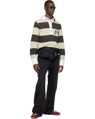 Comme des Garçons Homme BRIEFINGエディション Diamond Rip ナイロン ベルトバッグ - サムネイル4