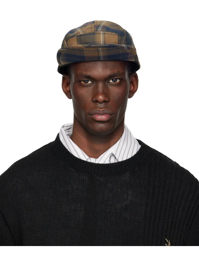 Comme des Garçons Homme Comme des Garçons Homme BRIEFINGエディション チェック キャップの商品画像
