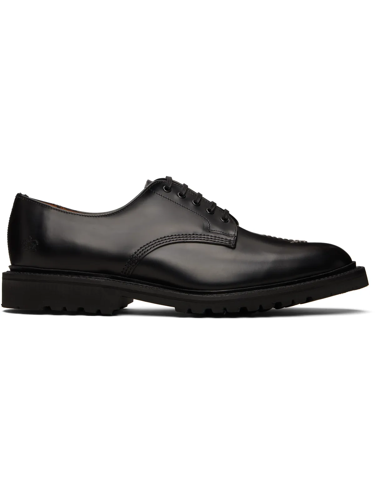 Comme des Garçons Homme Sandersエディション グロッシーレザー ダービー - 画像1