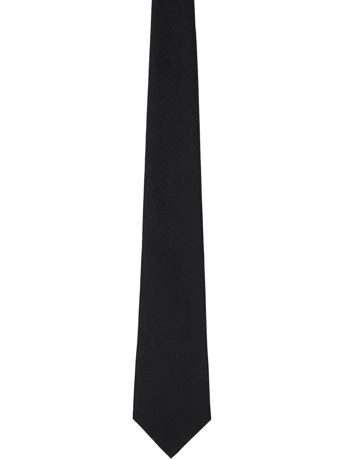 Comme des Garçons Homme Deux シルク ヘリンボーン ネクタイ - 画像1