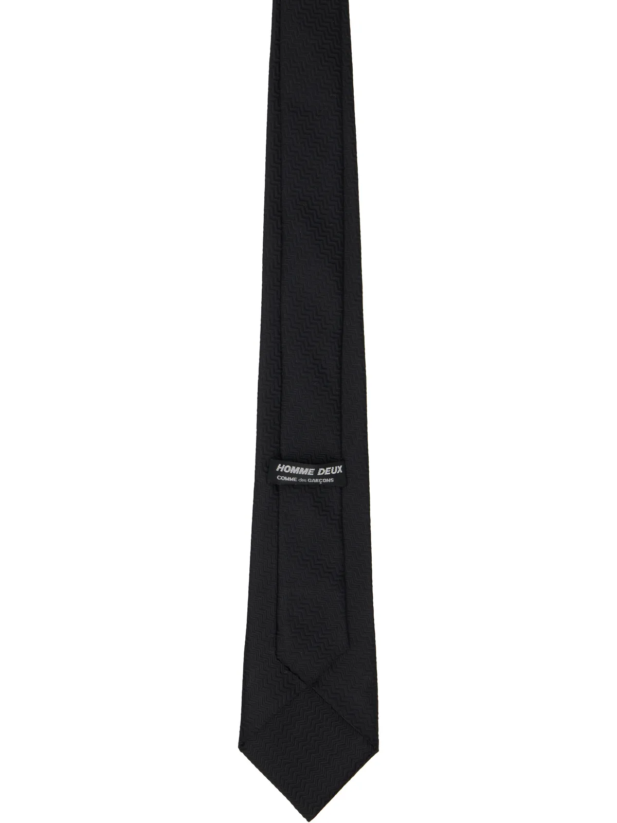 Comme des Garçons Homme Deux シルク ヘリンボーン ネクタイ - 画像2