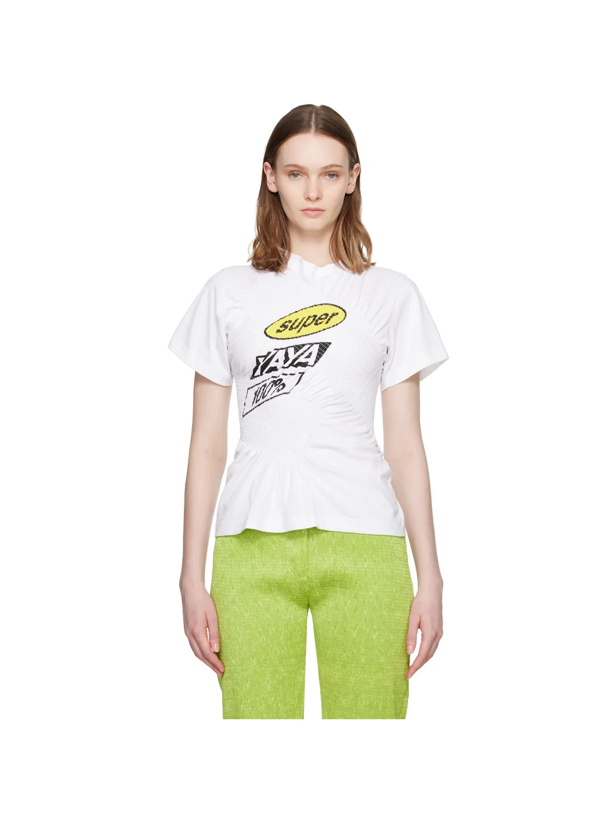 Super YAYA SYY ツイスト Tシャツ - 画像1