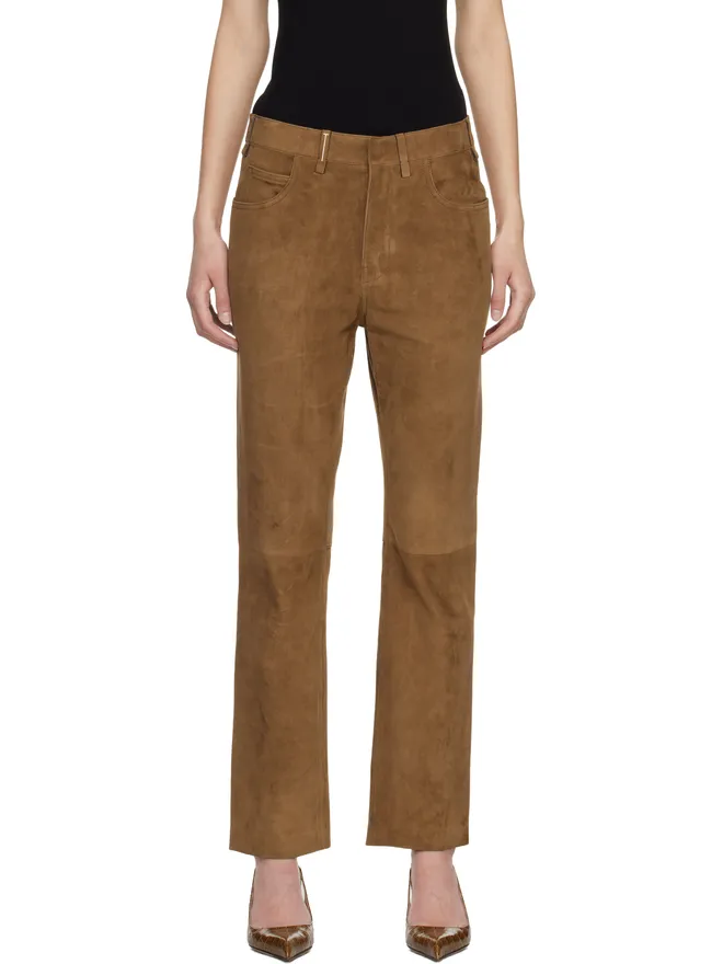 TOM FORD TOM FORD フルグレイン ラムスエード パンツの商品画像