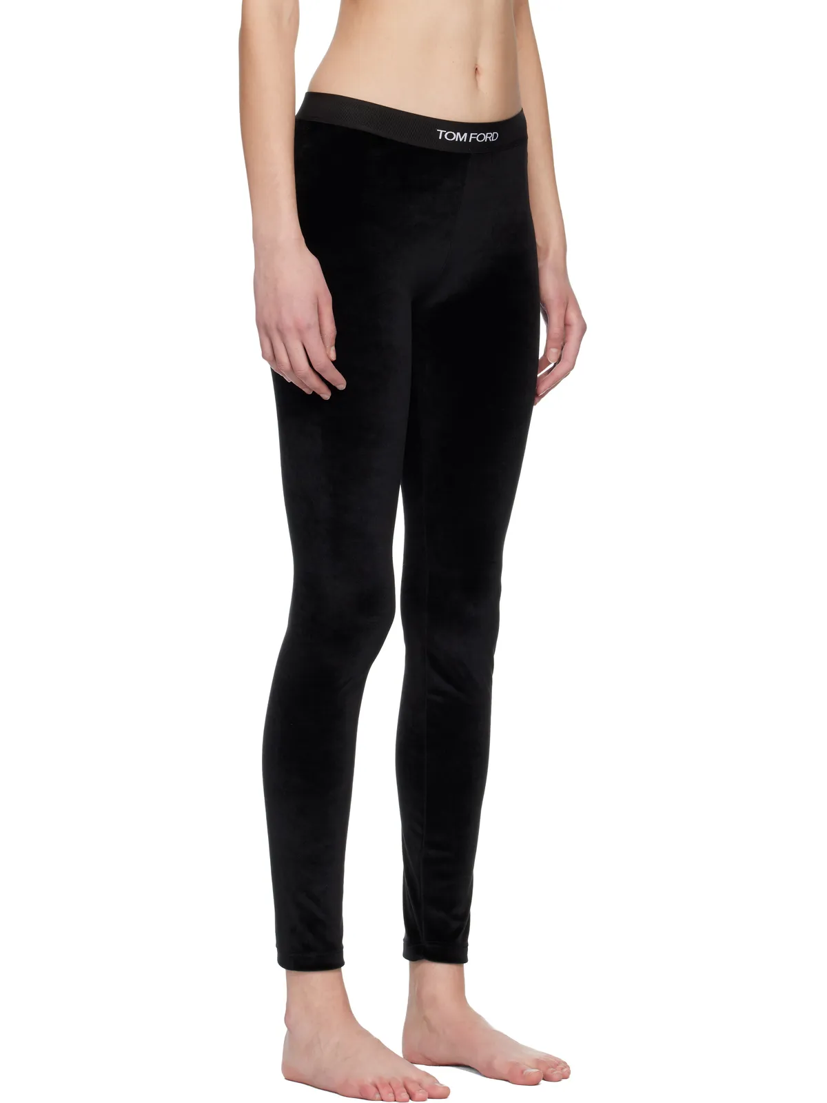 TOM FORD Stretch Lustrous Velour Signature レギンス - 画像2