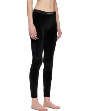 TOM FORD Stretch Lustrous Velour Signature レギンス - サムネイル2
