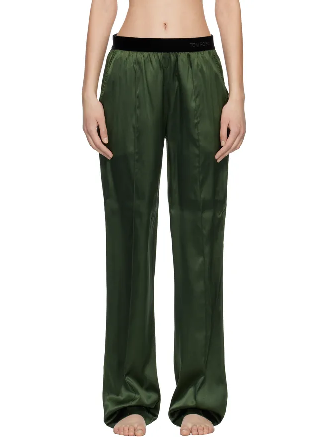 TOM FORD TOM FORD Stretch Silk Satin PJ ラウンジパンツの商品画像