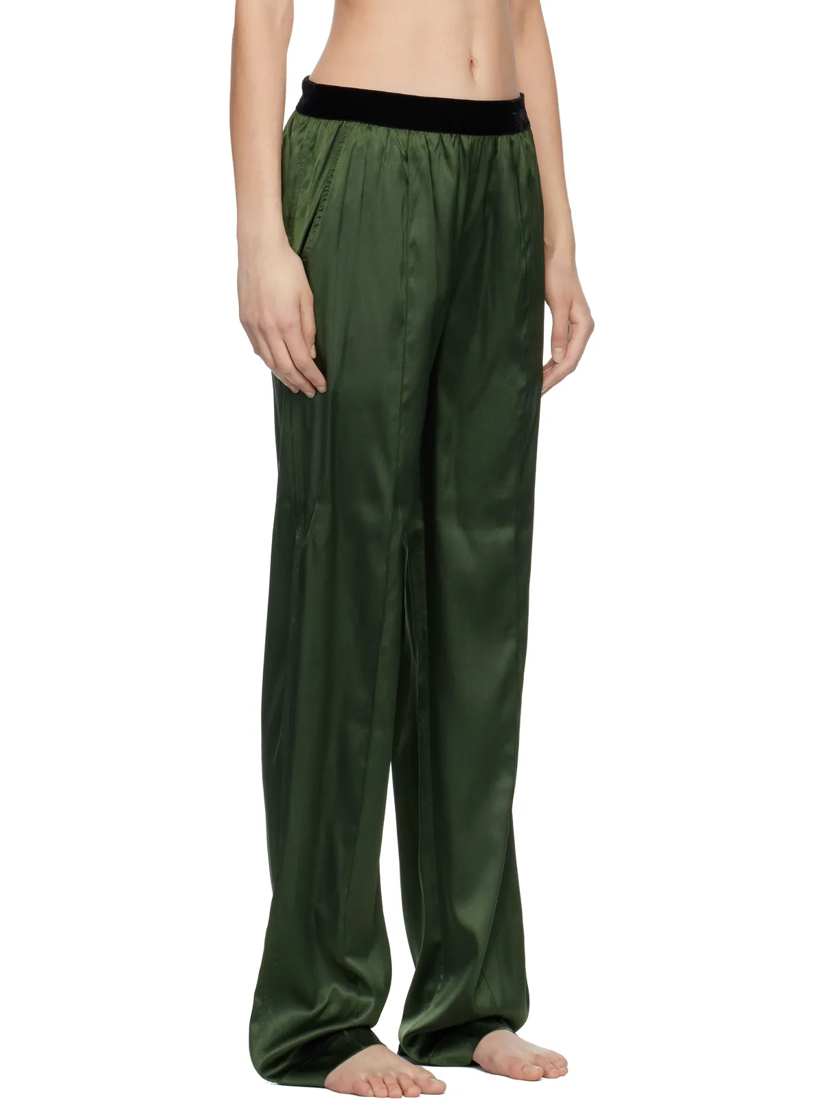 TOM FORD Stretch Silk Satin PJ ラウンジパンツ - 画像2