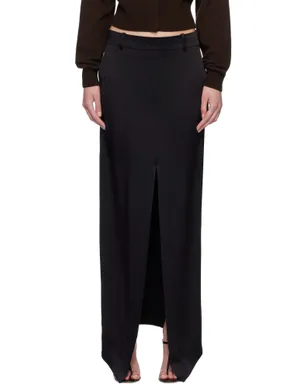 TOM FORD Crepe Envers Satin テーラード マキシスカート - サムネイル1