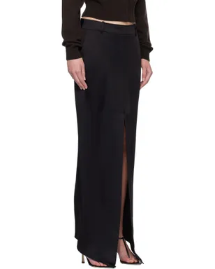 TOM FORD Crepe Envers Satin テーラード マキシスカート - サムネイル2