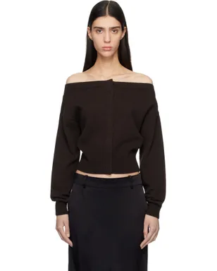 TOM FORD Soft Cashmere Open-Neck Shrunken カーディガン - サムネイル1