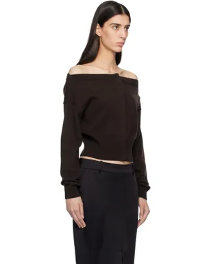 TOM FORD Soft Cashmere Open-Neck Shrunken カーディガン - サムネイル2