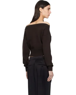 TOM FORD Soft Cashmere Open-Neck Shrunken カーディガン - サムネイル3