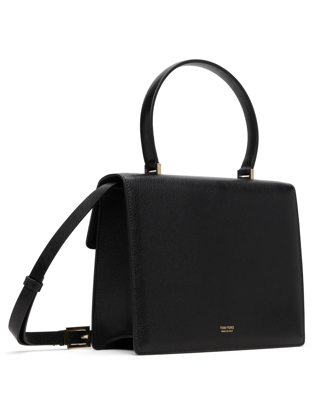TOM FORD スモール Aube サプルレザー トップハンドル バッグ - 画像3