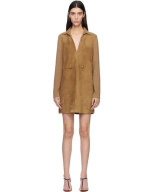 TOM FORD Lamb Suede Interlock Knit Polo ミニワンピース - サムネイル1
