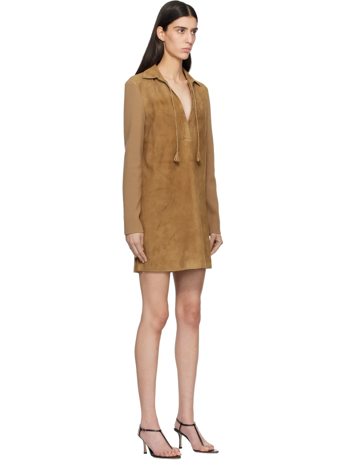 TOM FORD Lamb Suede Interlock Knit Polo ミニワンピース - 画像2