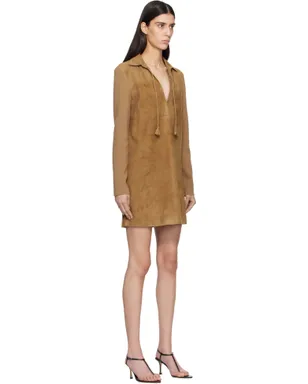 TOM FORD Lamb Suede Interlock Knit Polo ミニワンピース - サムネイル2