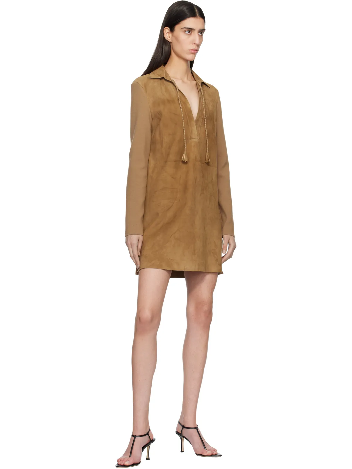 TOM FORD Lamb Suede Interlock Knit Polo ミニワンピース - 画像4