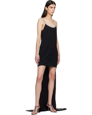 TOM FORD Crystal Embroidery Sleeveless Asymmetric Cocktail マキシドレス - サムネイル4