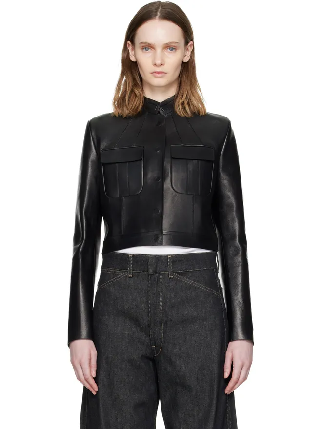 TOM FORD TOM FORD Bonded Nappa Leather Officer ジャケットの商品画像