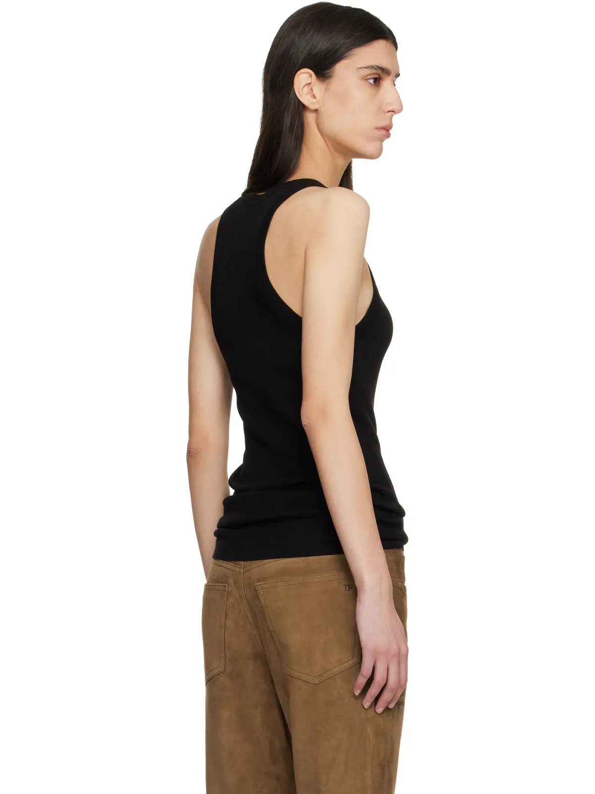 TOM FORD Fine Merino リブタンクトップ - 画像3