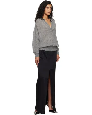 TOM FORD ブラック Semi Shiny Printed Python Spire D'Orsay ヒール - サムネイル5