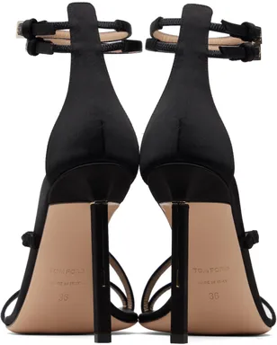 TOM FORD Satin T Ankle Strap サンダル - サムネイル2