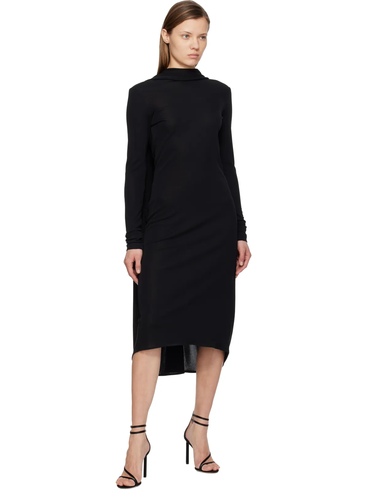 TOM FORD Satin T Ankle Strap サンダル - 画像5