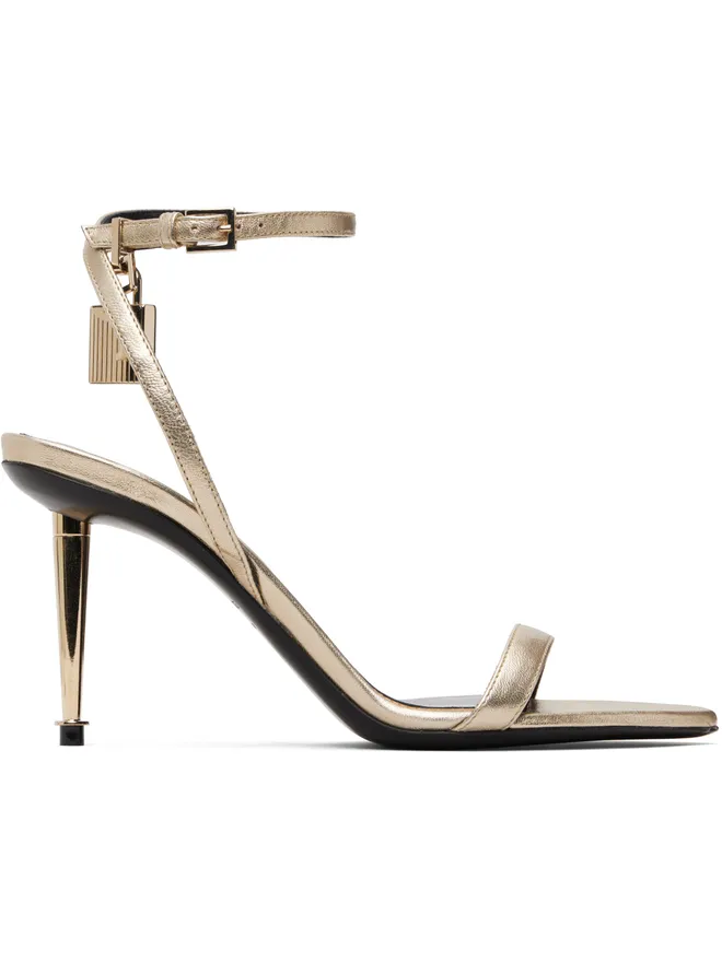 TOM FORD TOM FORD Laminated Padlock Pointy Naked ヒールサンダルの商品画像