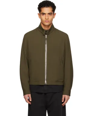 TOM FORD Wool Cashmere Silk Reps ハリントンジャケット - サムネイル1