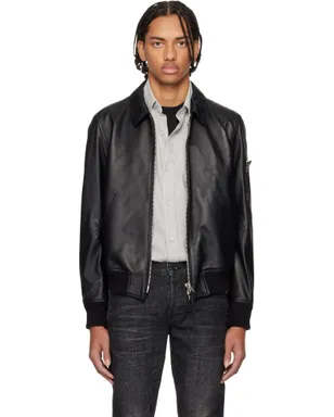 TOM FORD Soft Nappa Plonge Collar ブルゾンジャケット - サムネイル1