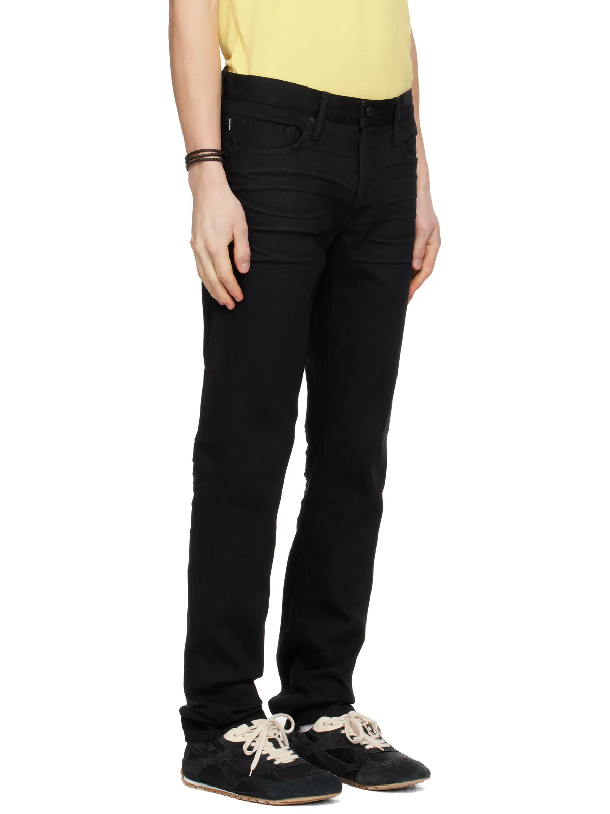TOM FORD ストレッチセルビッジ ストレートフィット ジーンズ - 画像2