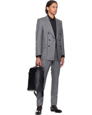 TOM FORD Minimal グレインレザー バックパック - サムネイル4