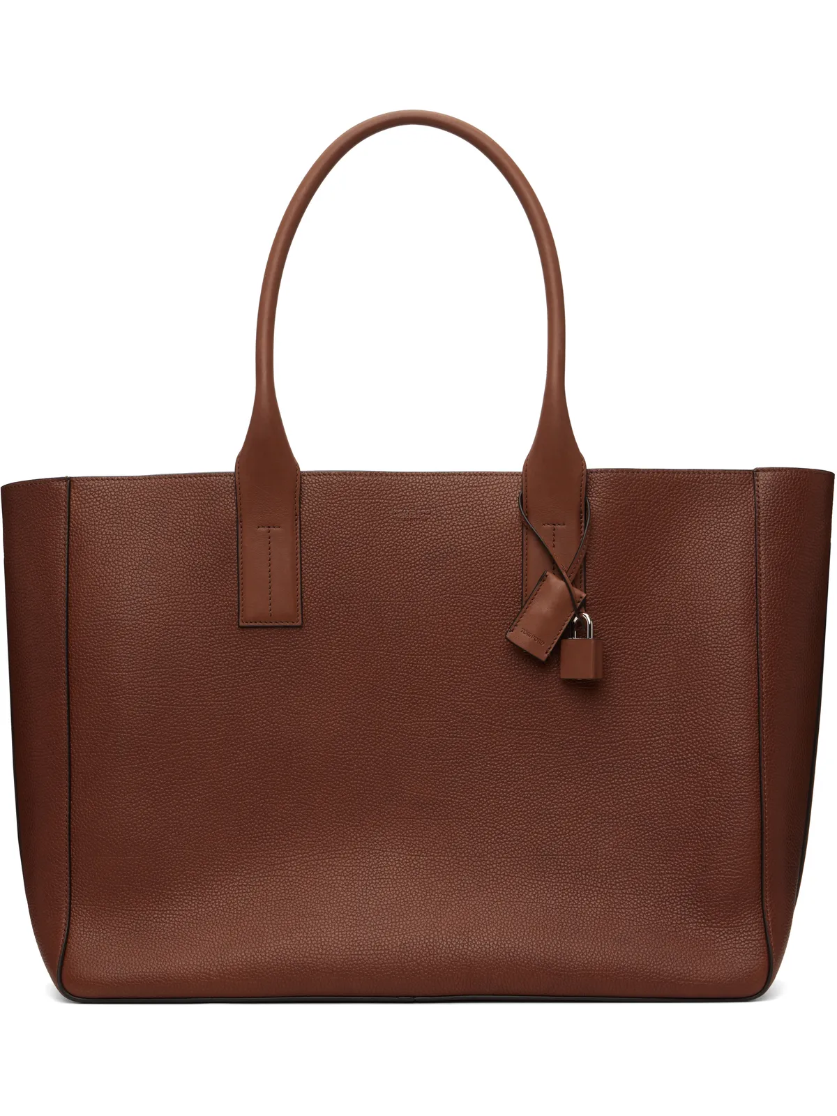 TOM FORD T-Line East-West グレインレザー トートバッグ - 画像1