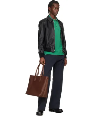 TOM FORD T-Line East-West グレインレザー トートバッグ - サムネイル4