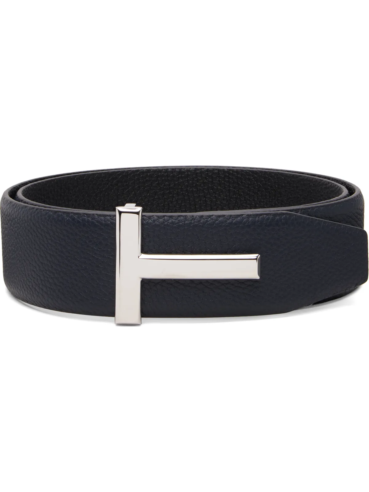 TOM FORD T Icon グレインレザー ベルト - 画像1
