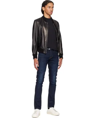 TOM FORD T Icon グレインレザー ベルト - サムネイル2