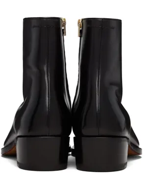TOM FORD Vincent バーニッシュ レザー ブーツ - サムネイル2