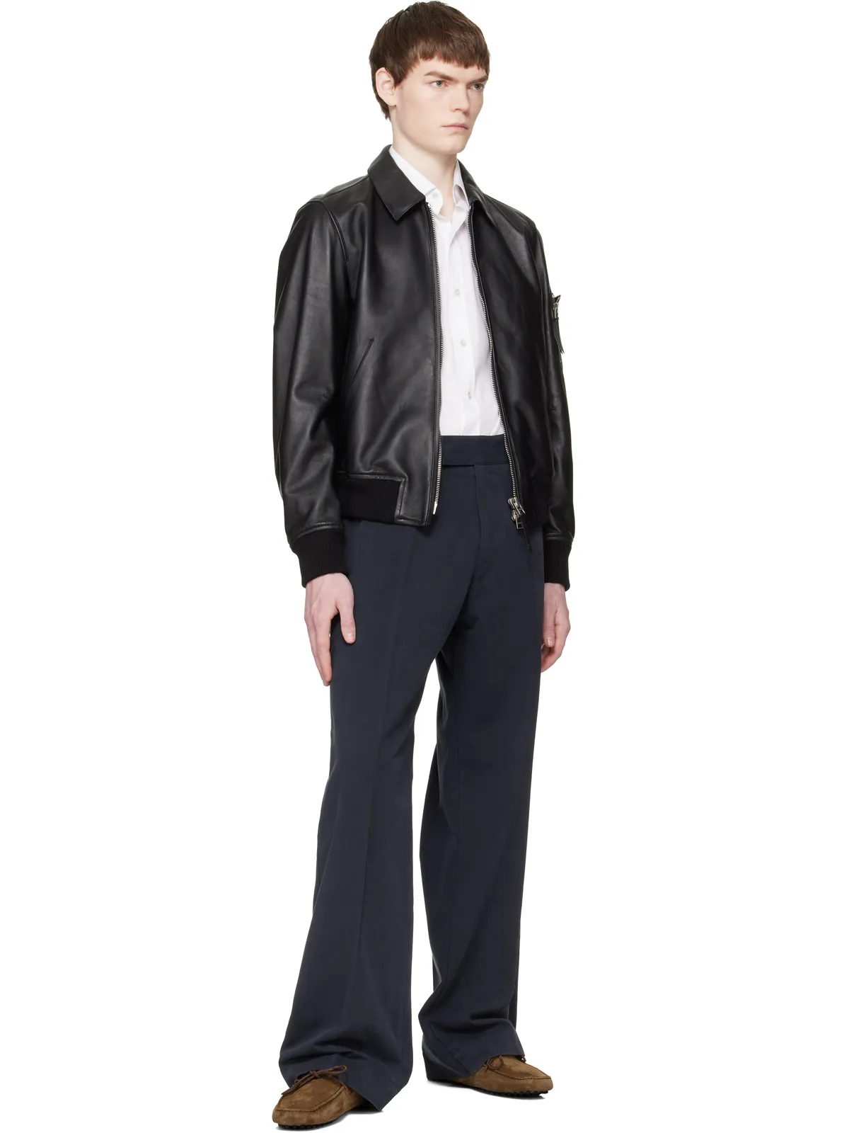 TOM FORD Rod スエード ローファー - 画像5