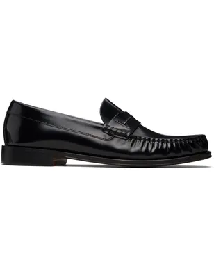 TOM FORD バーニッシュドレザー ペニーローファー - サムネイル1