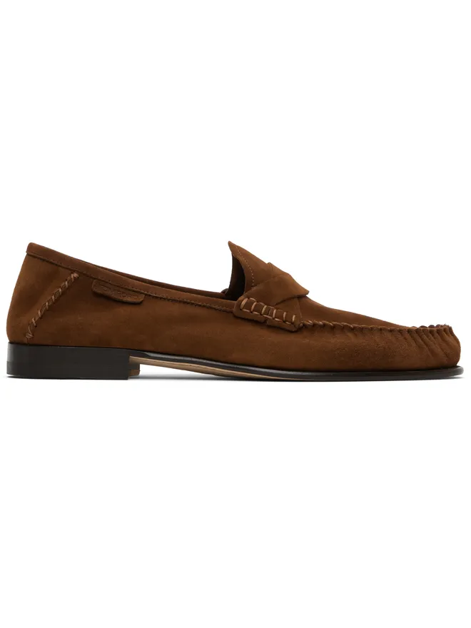 TOM FORD TOM FORD Twisted Band Ripley スエード ローファーの商品画像